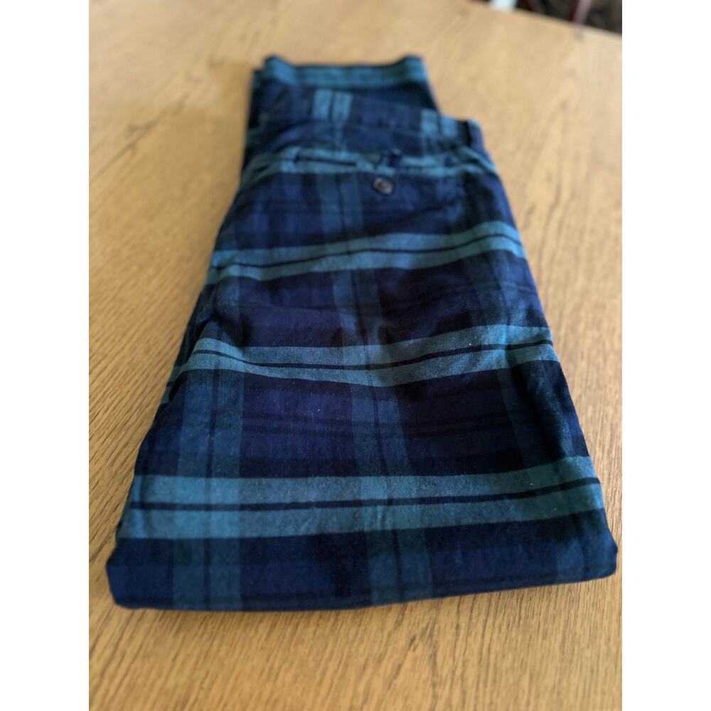 SOLD POLO RALPH LAUREN Mens Straight Fit Tartan Plaid Pants Fall Winter - Picture 9 of 10